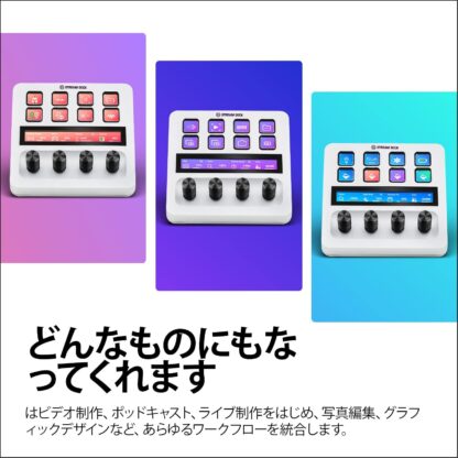 Elgato Stream Deck + White, オーディオミキサー - 画像 (5)