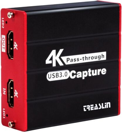 TreasLin HDMI キャプチャーボード USBゲームキャプチャー ビデオキャプチャー