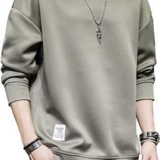 [foveitaa] トレーナー メンズ パーカー Tシャツ 長袖 春秋服 ゆったり シルエット プルオーバー トップス