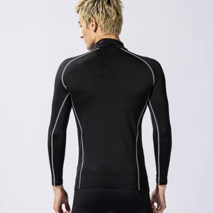 おたふく手袋 冬用インナー 長袖 ハイネック [保温 吸汗速乾 コンプレッション メンズ] JW-170 - 画像 (4)